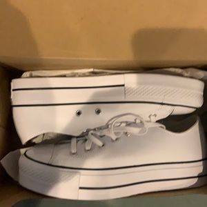 converse leather white